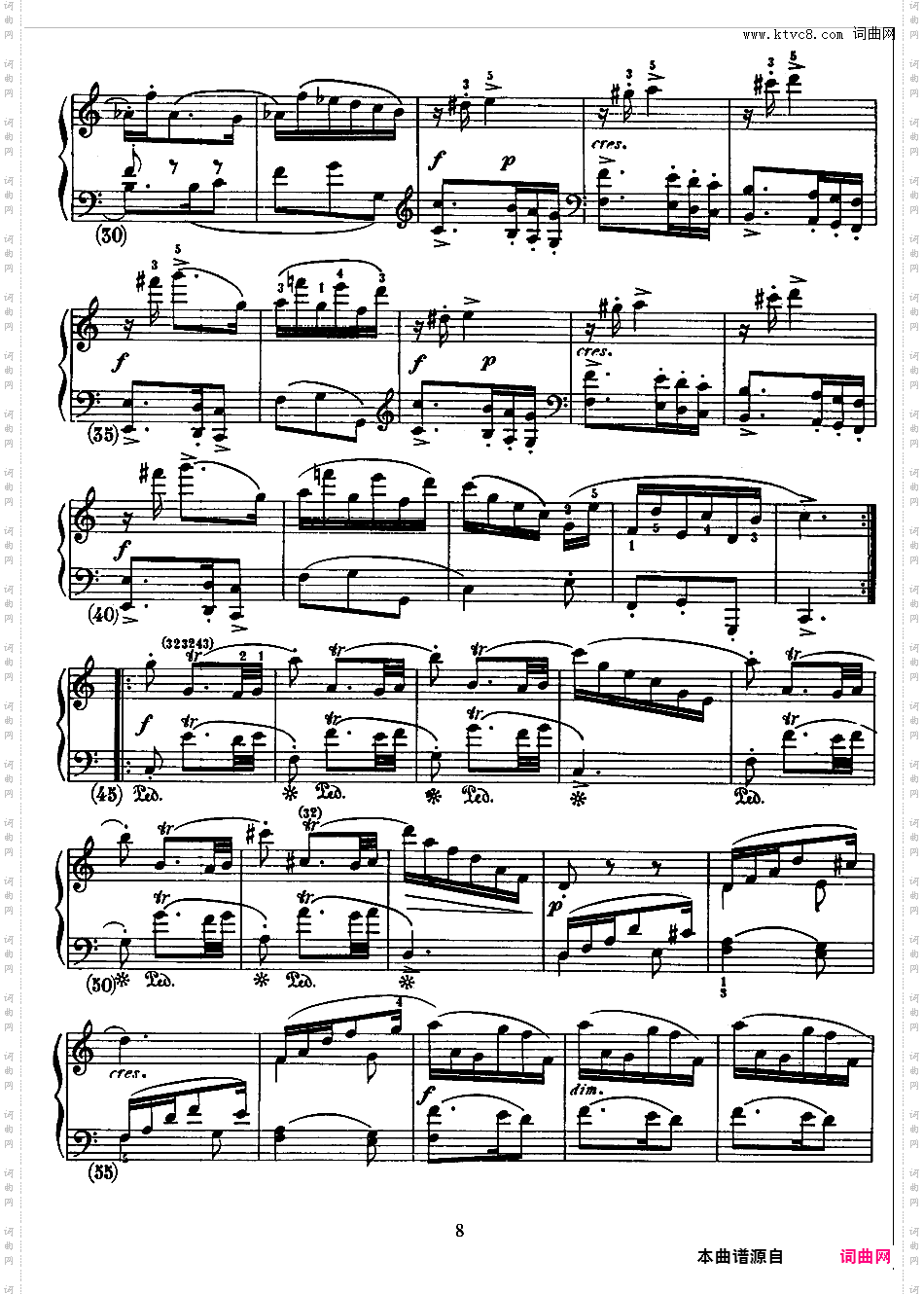 500首钢琴奏鸣曲共33册Scarlatti Sonatas 133-145