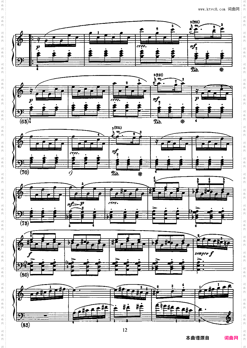 500首钢琴奏鸣曲共33册Scarlatti Sonatas 133-145
