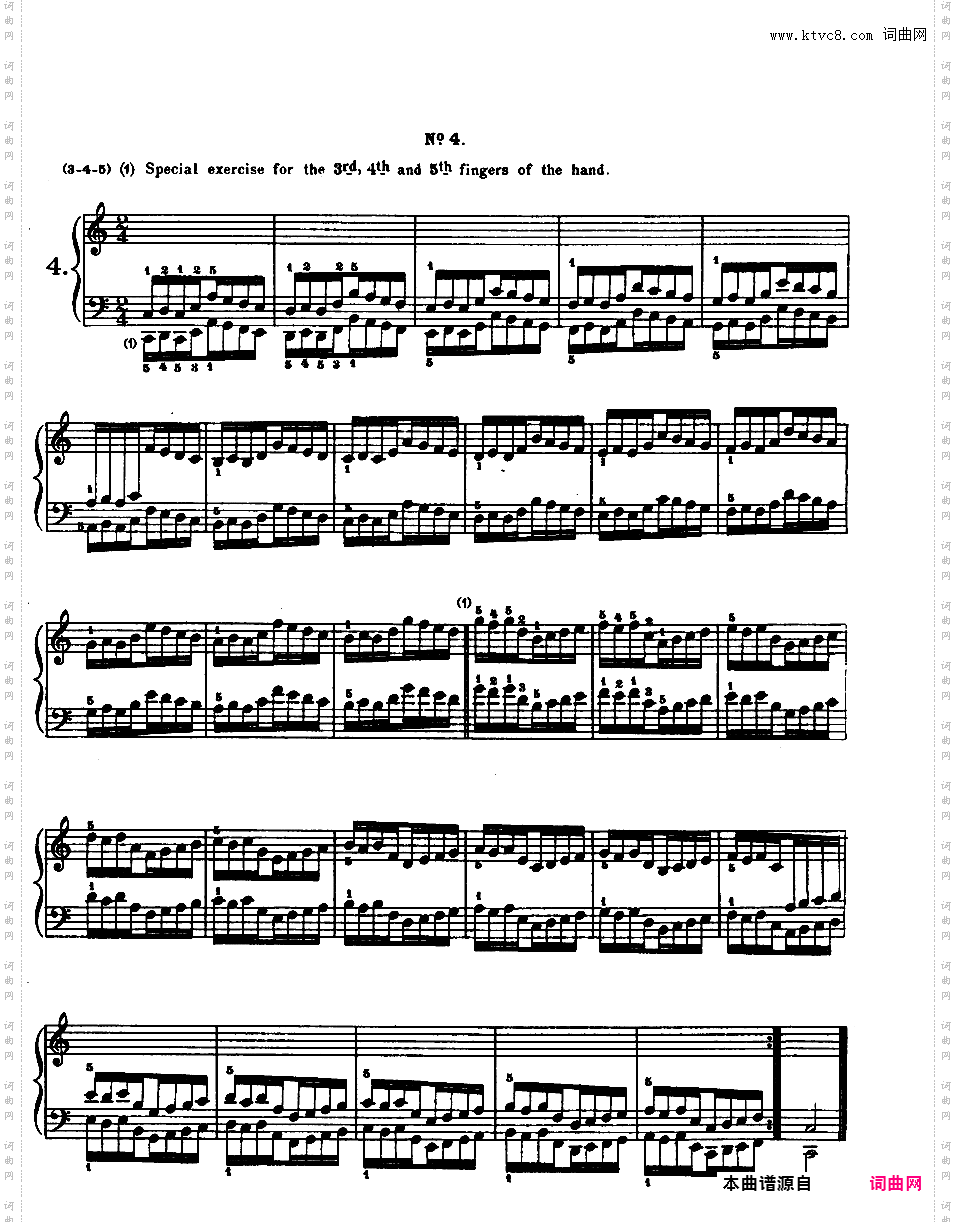 钢琴练指法 The Virtuoso Pianist