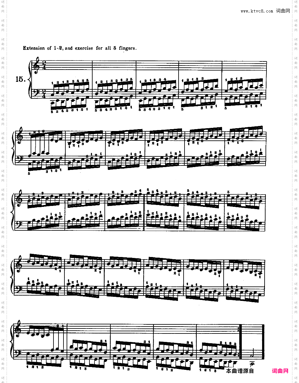钢琴练指法 The Virtuoso Pianist