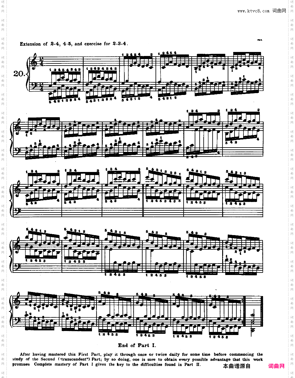 钢琴练指法 The Virtuoso Pianist