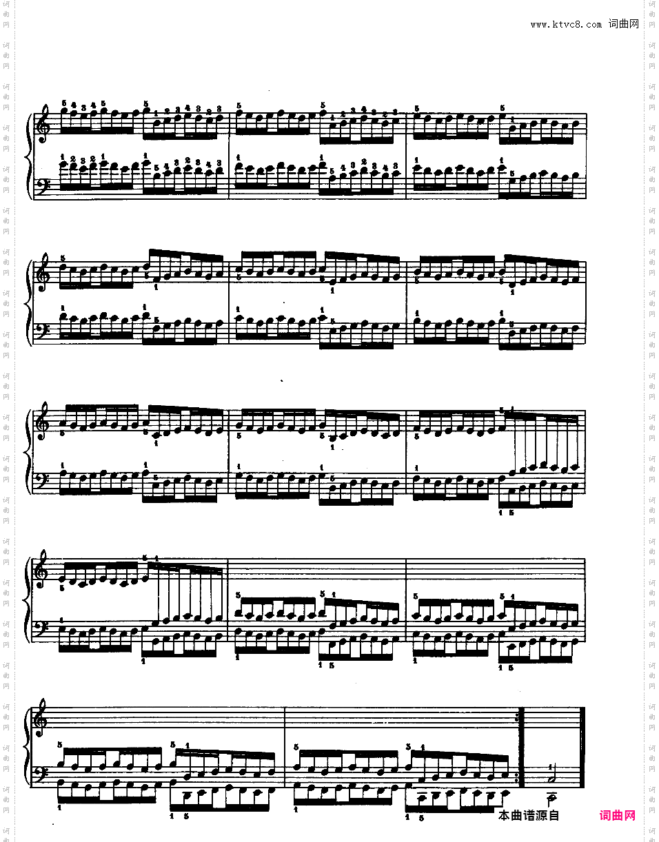 钢琴练指法 The Virtuoso Pianist