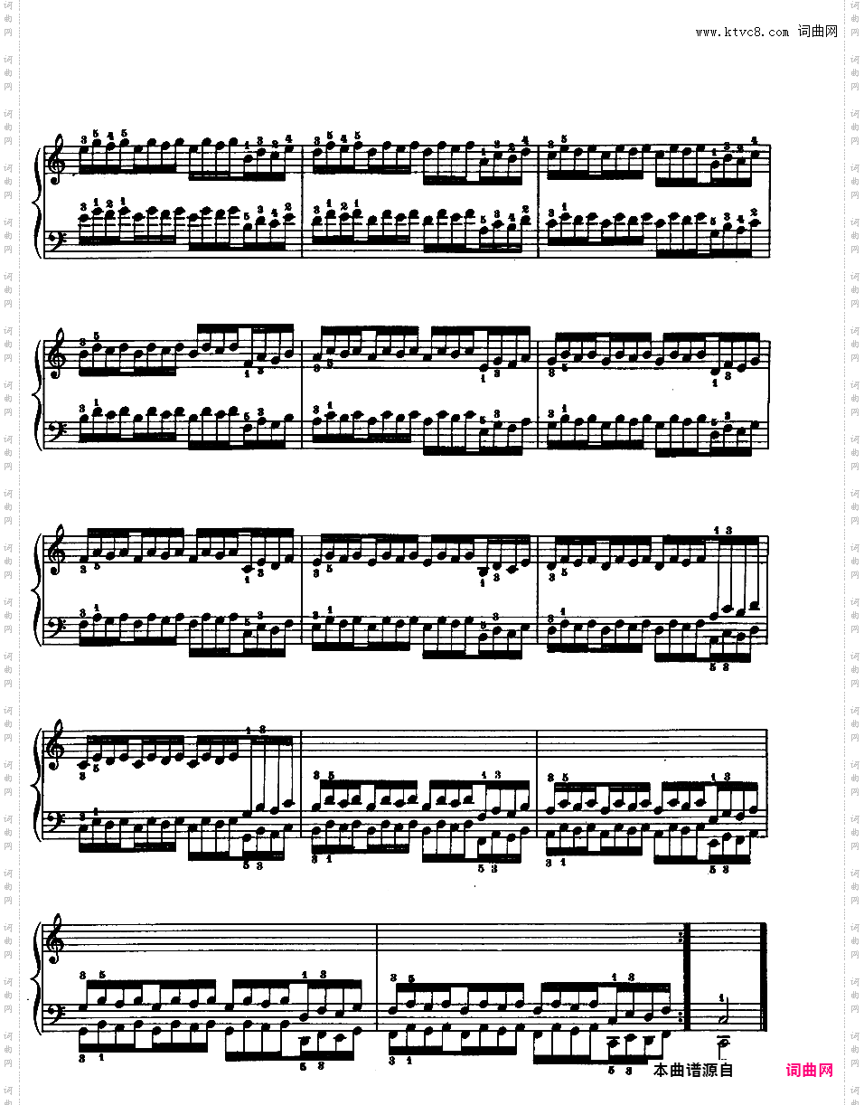 钢琴练指法 The Virtuoso Pianist