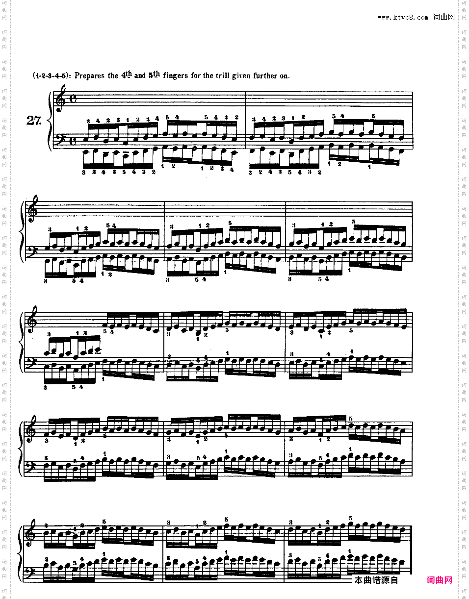 钢琴练指法 The Virtuoso Pianist