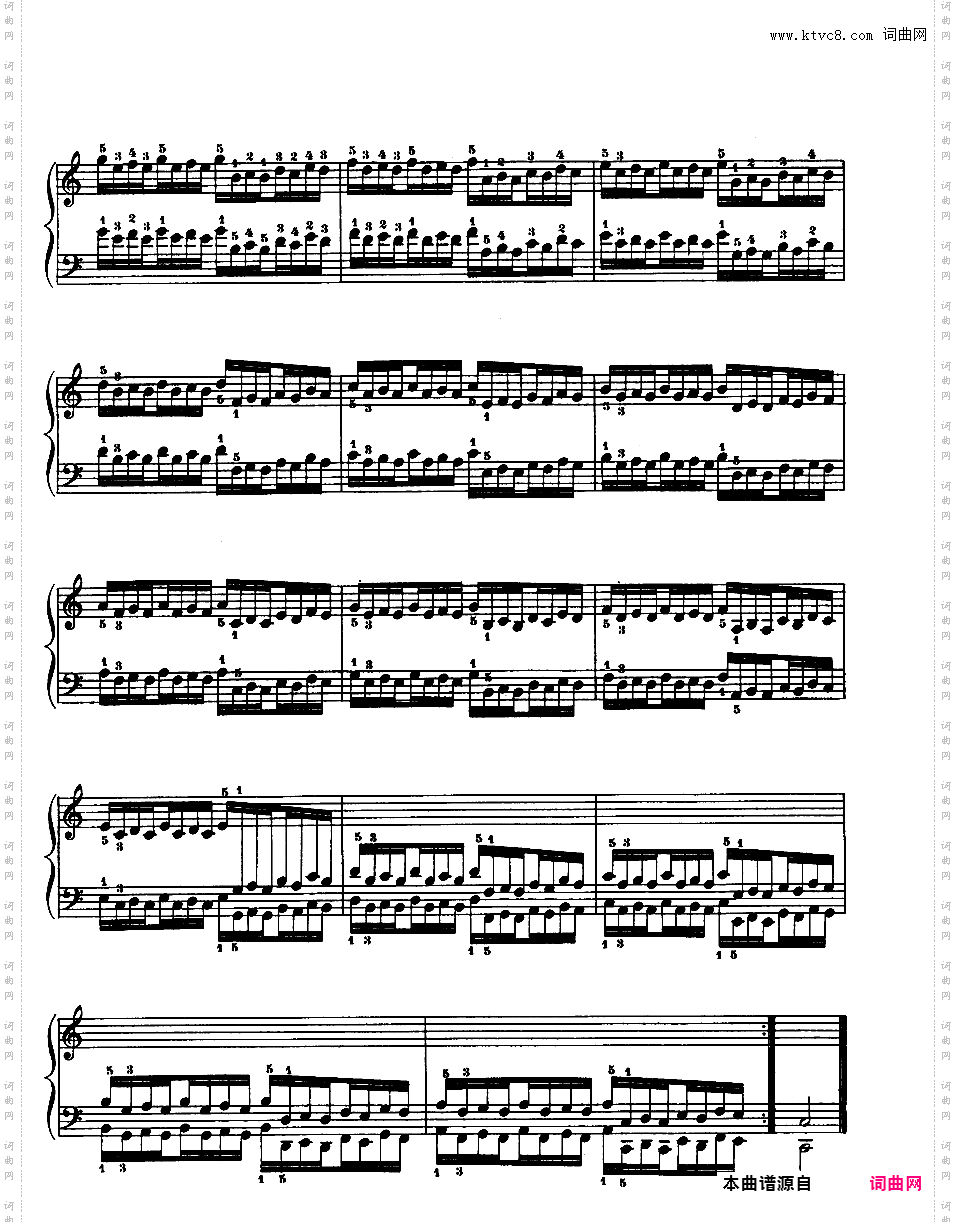 钢琴练指法 The Virtuoso Pianist