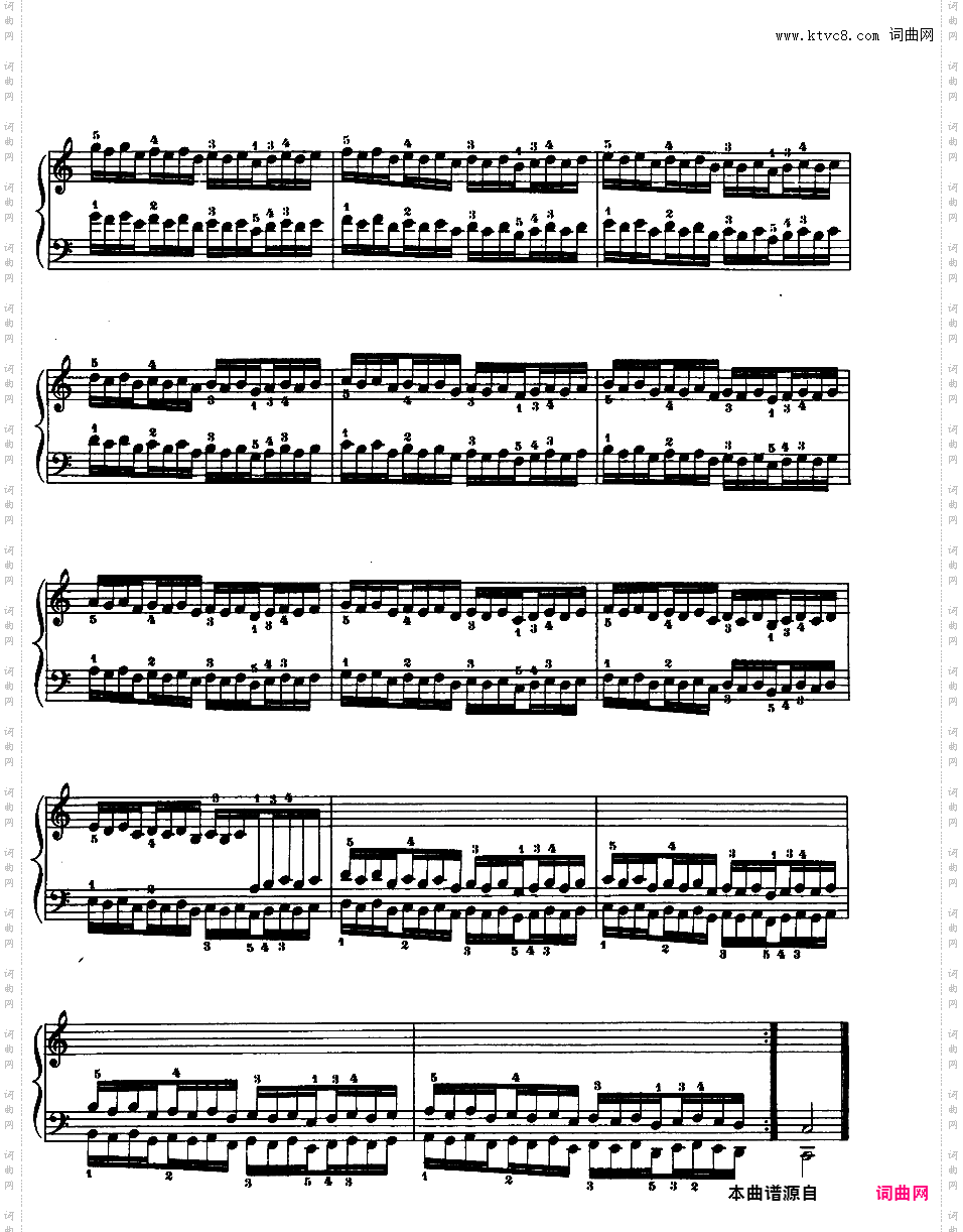 钢琴练指法 The Virtuoso Pianist