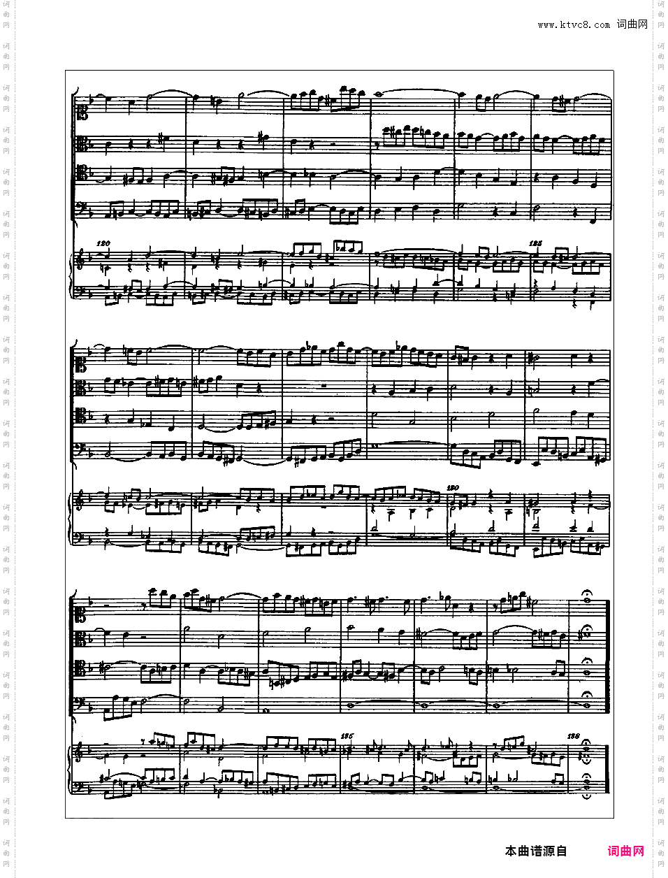 赋格的艺术 The Art of the Fugue BWV 1080