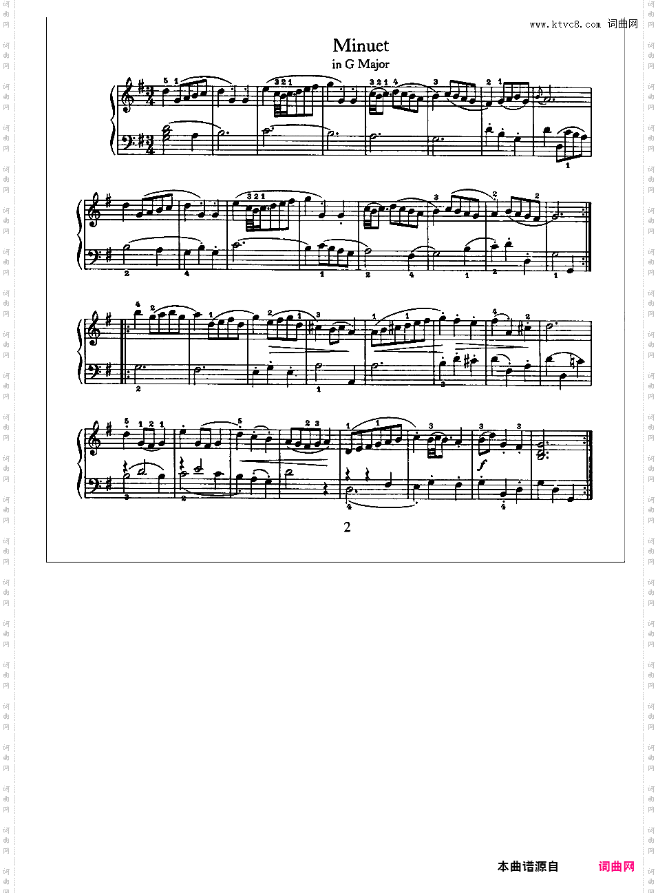 为安娜?玛格达蕾娜而作的钢琴曲集 Notebook for Anna Magdalena