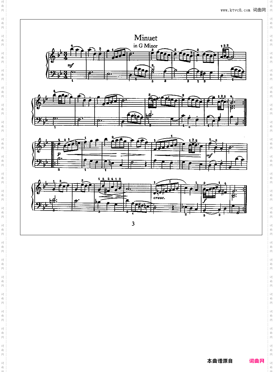 为安娜?玛格达蕾娜而作的钢琴曲集 Notebook for Anna Magdalena