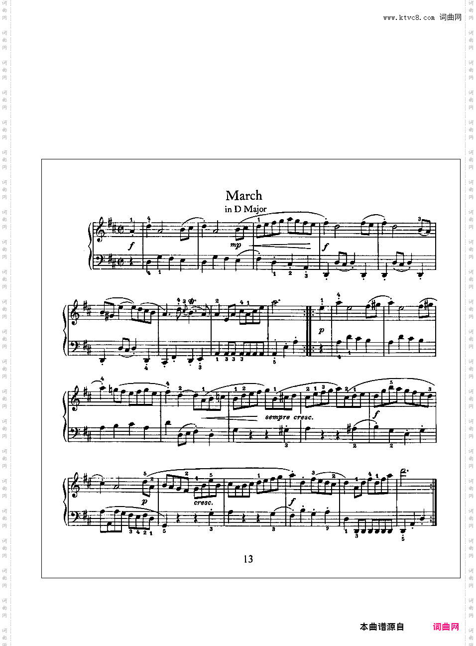 为安娜?玛格达蕾娜而作的钢琴曲集 Notebook for Anna Magdalena