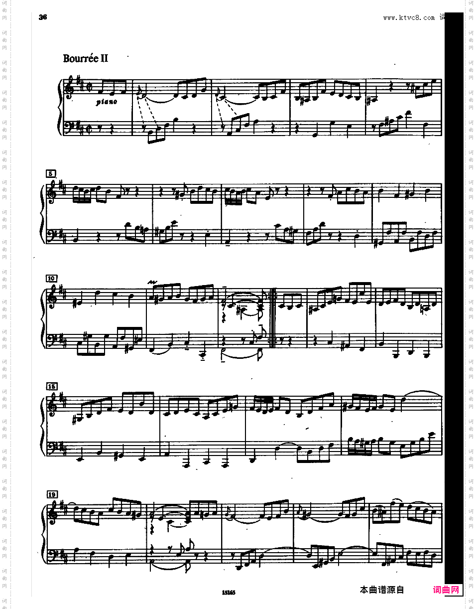法国风格序曲 Overture in French Style BWV 831