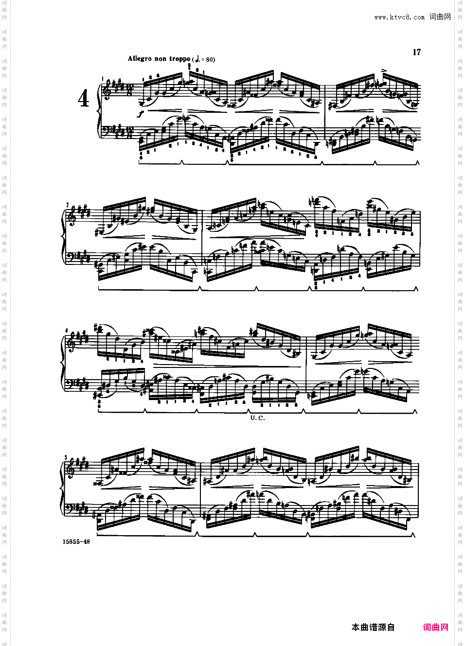 十二首练习曲 Twelve Etudes op 74