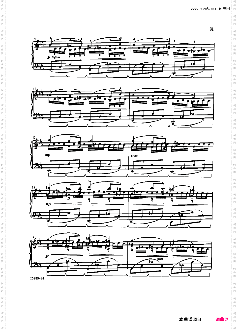 十二首练习曲 Twelve Etudes op 74