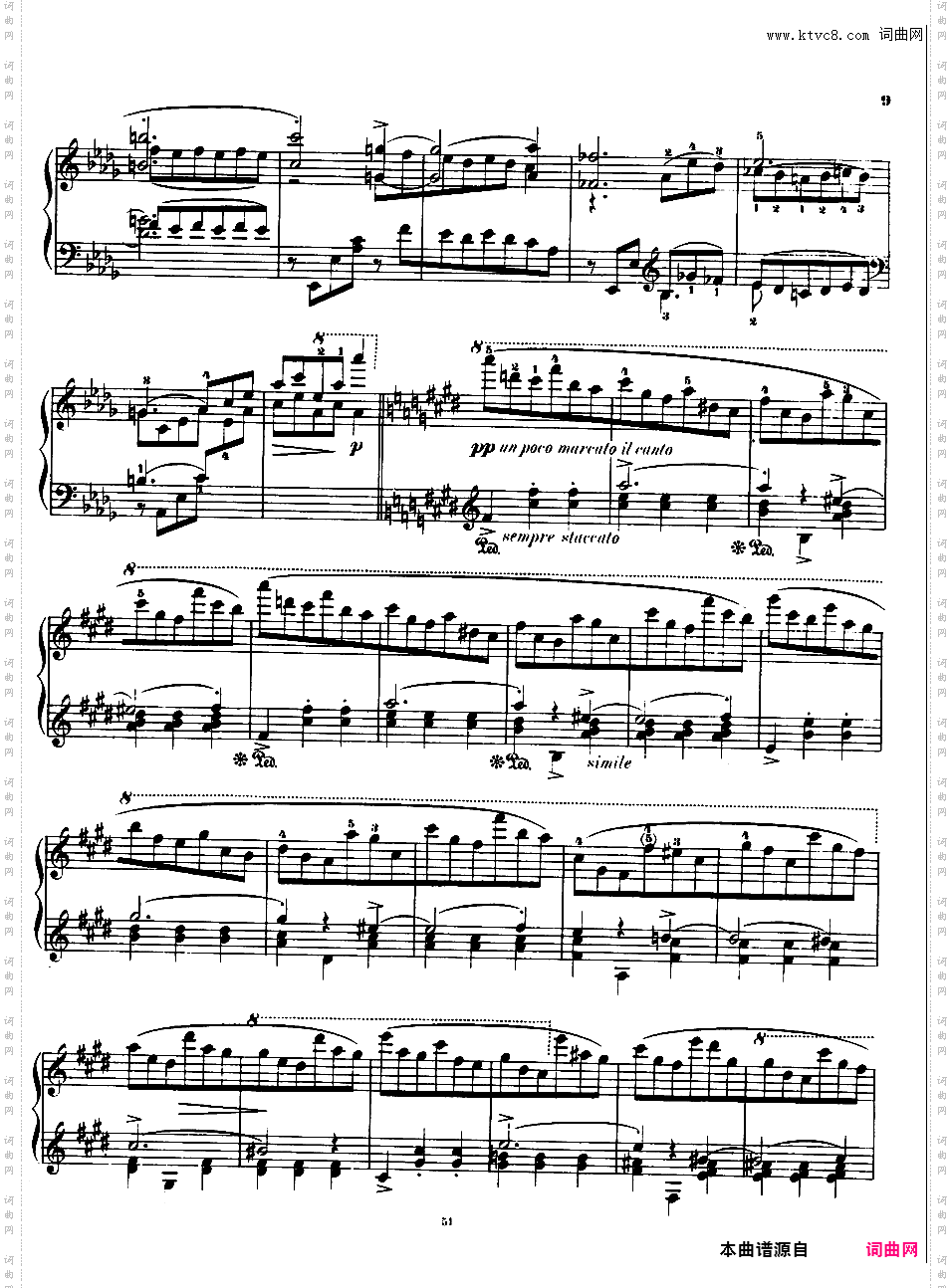 圆舞曲练习曲 Valse-Etude Op·4