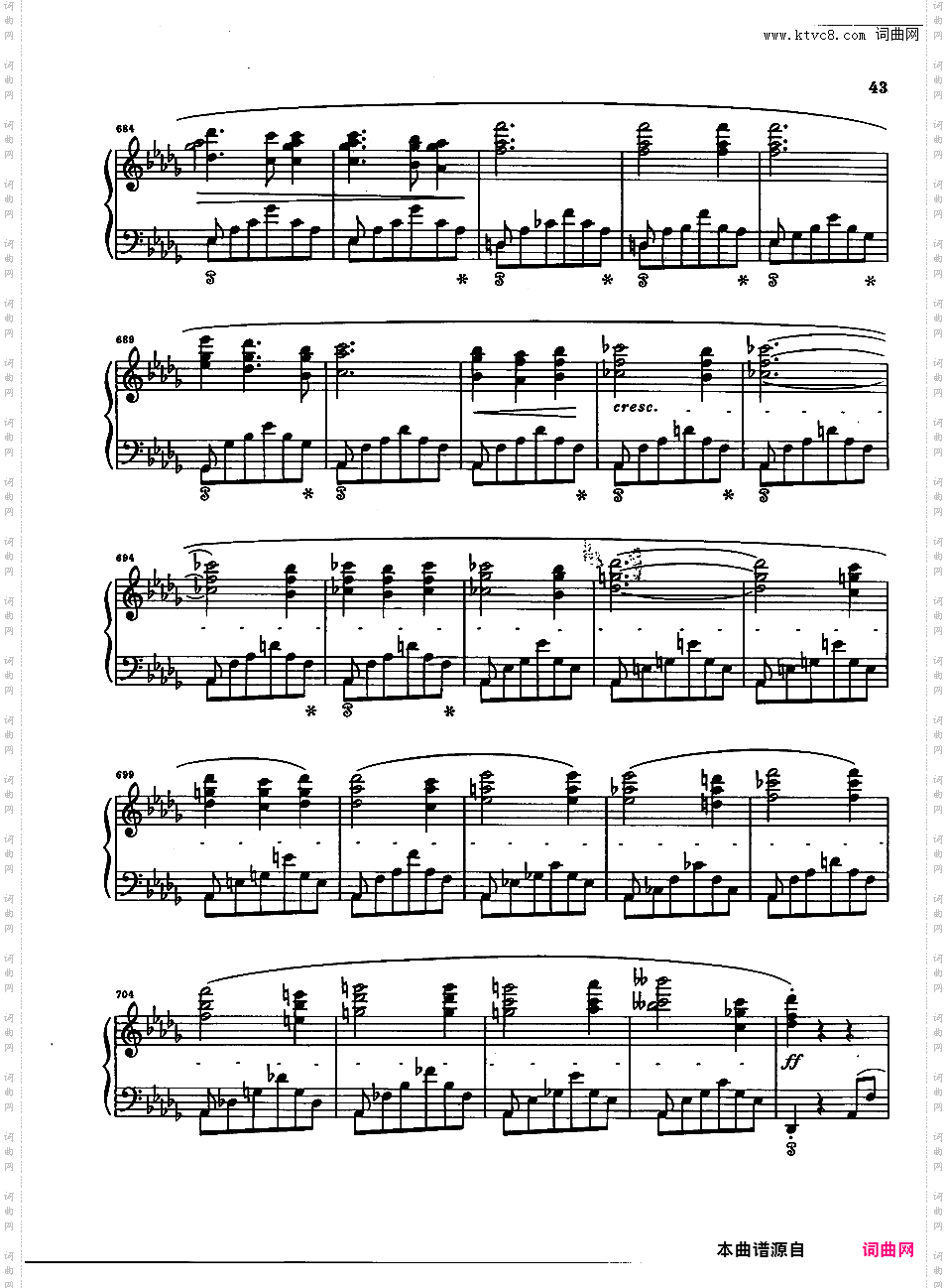 降b小调第二谐谑曲 Op·31Chopin op31 Scherzo in bb Henle版本二
