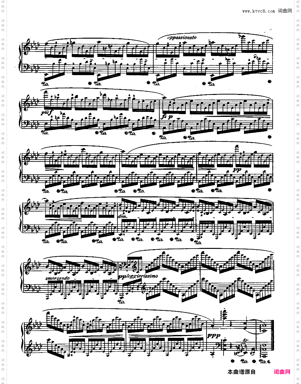 12首练习曲 Op·25Chopin op25 12 Etudes版本二