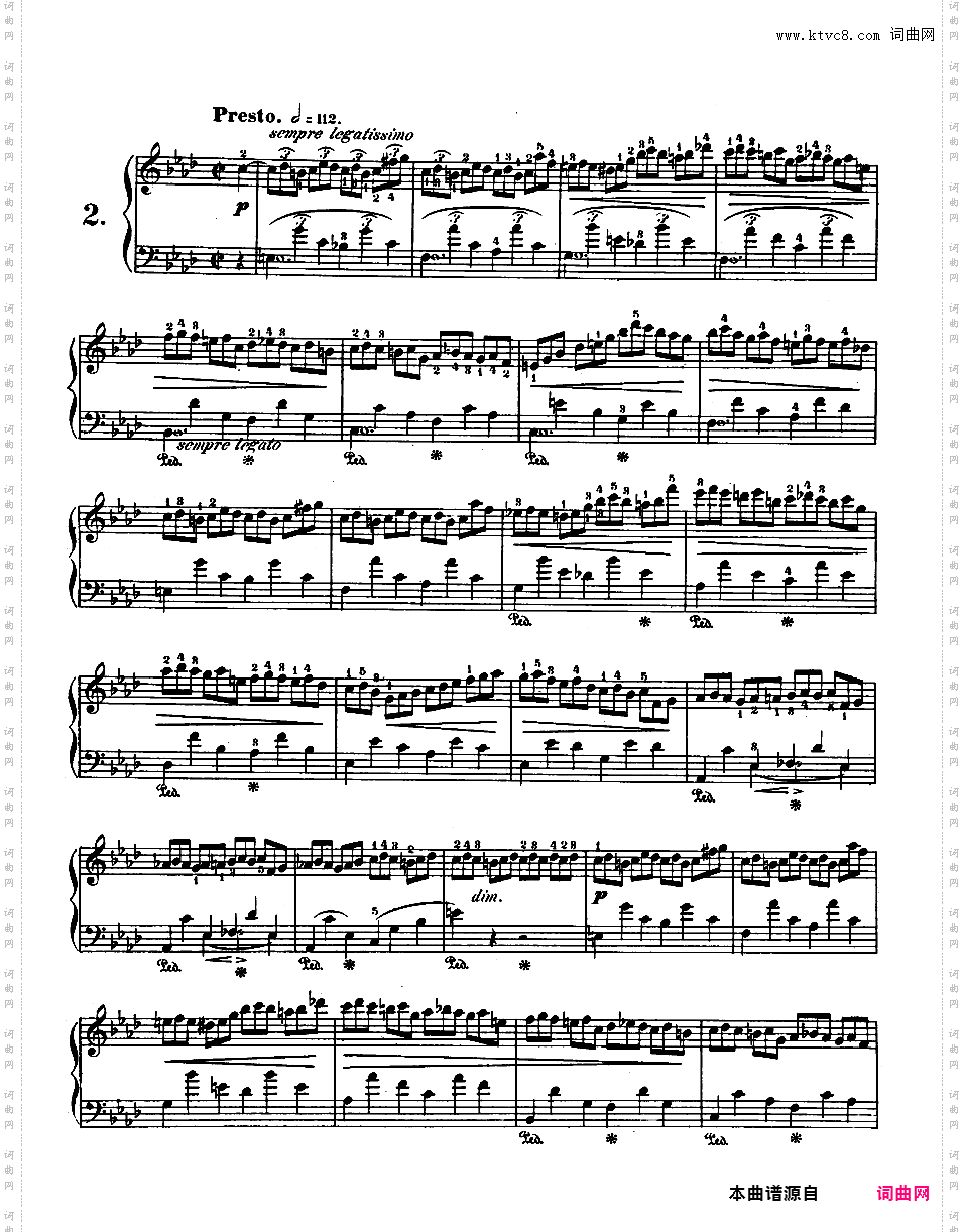 12首练习曲 Op·25Chopin op25 12 Etudes版本二