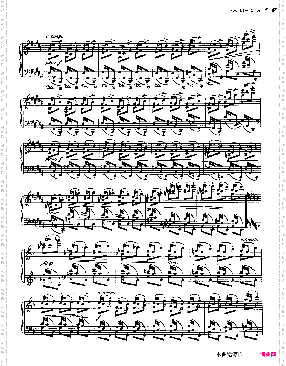 12首练习曲 Op·25Chopin op25 12 Etudes版本二