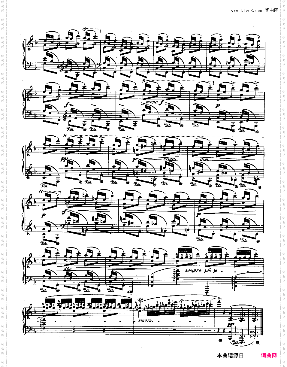 12首练习曲 Op·25Chopin op25 12 Etudes版本二