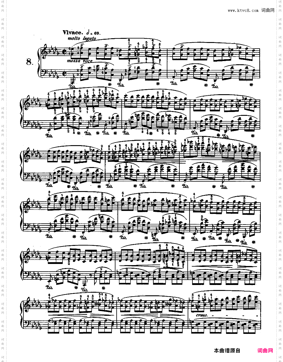12首练习曲 Op·25Chopin op25 12 Etudes版本二