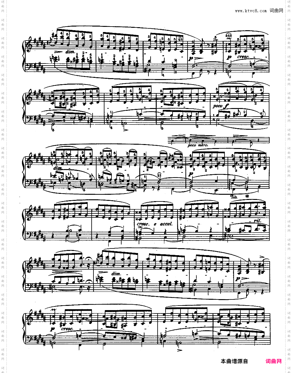 12首练习曲 Op·25Chopin op25 12 Etudes版本二