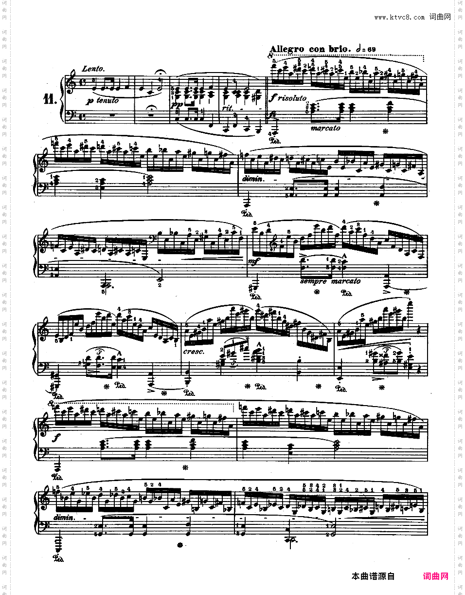 12首练习曲 Op·25Chopin op25 12 Etudes版本二