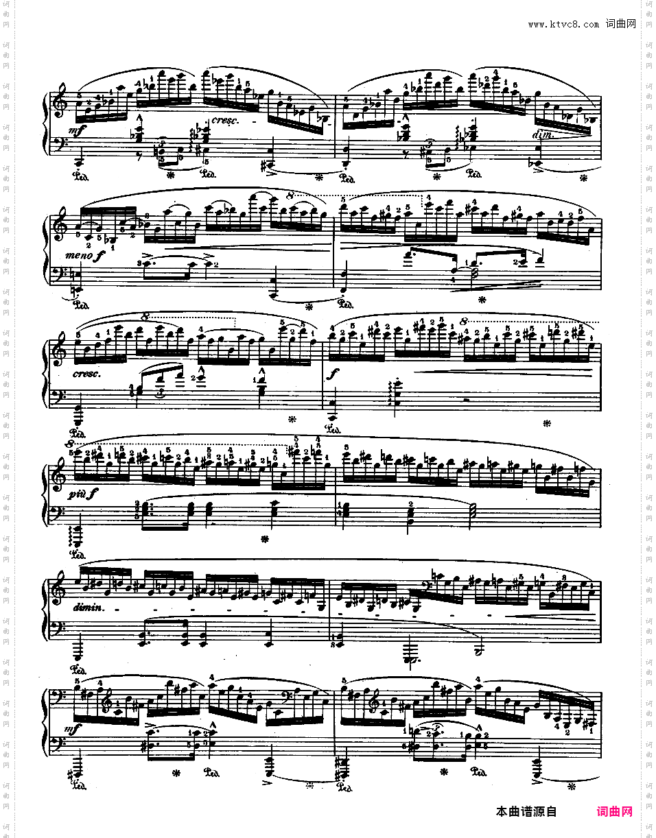 12首练习曲 Op·25Chopin op25 12 Etudes版本二