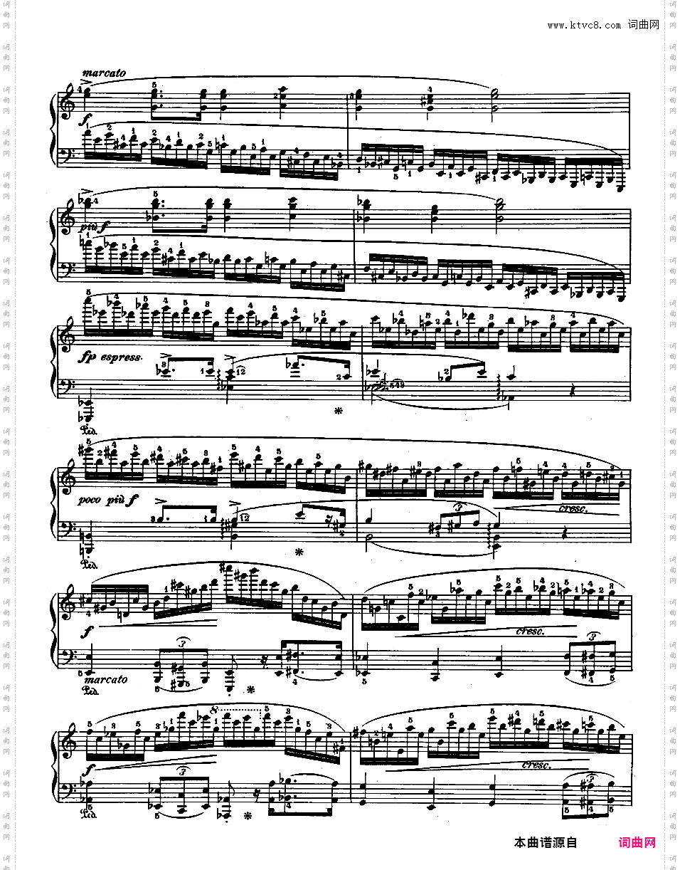 12首练习曲 Op·25Chopin op25 12 Etudes版本二