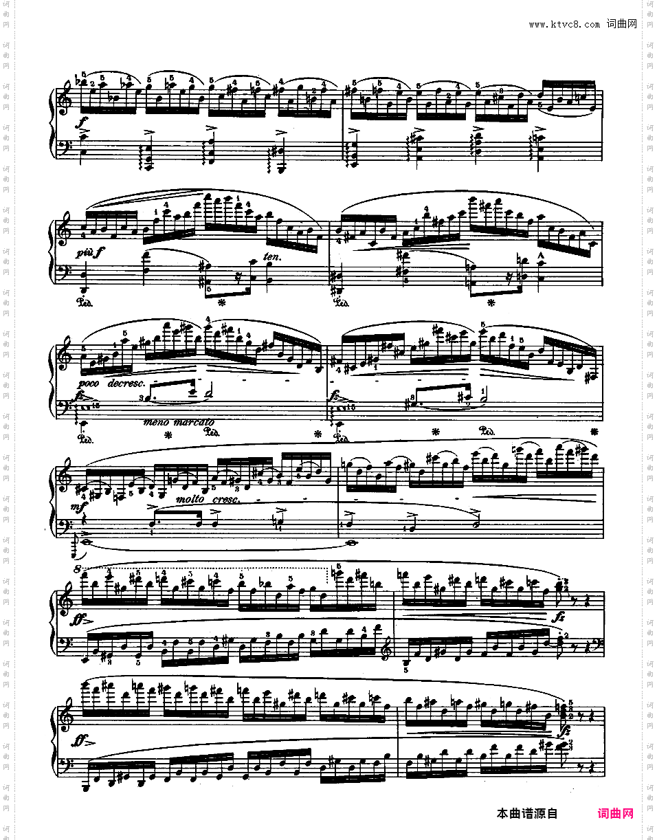 12首练习曲 Op·25Chopin op25 12 Etudes版本二