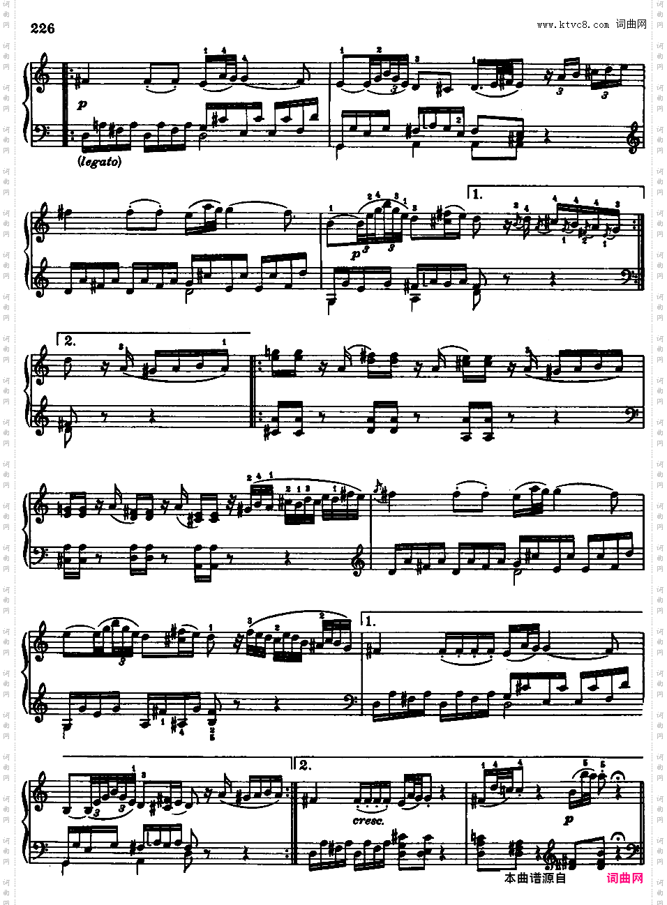 钢琴奏鸣曲全集 Piano Sonatas莫扎特奏鸣曲 k475
