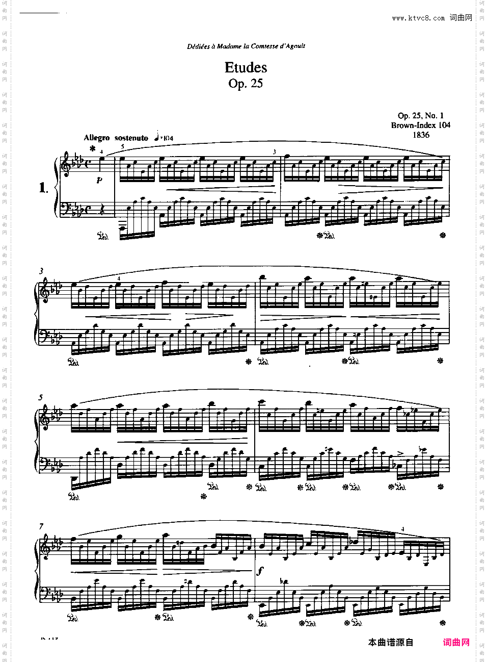12首练习曲 Op·25Chopin op25 E?tudes alt版本一