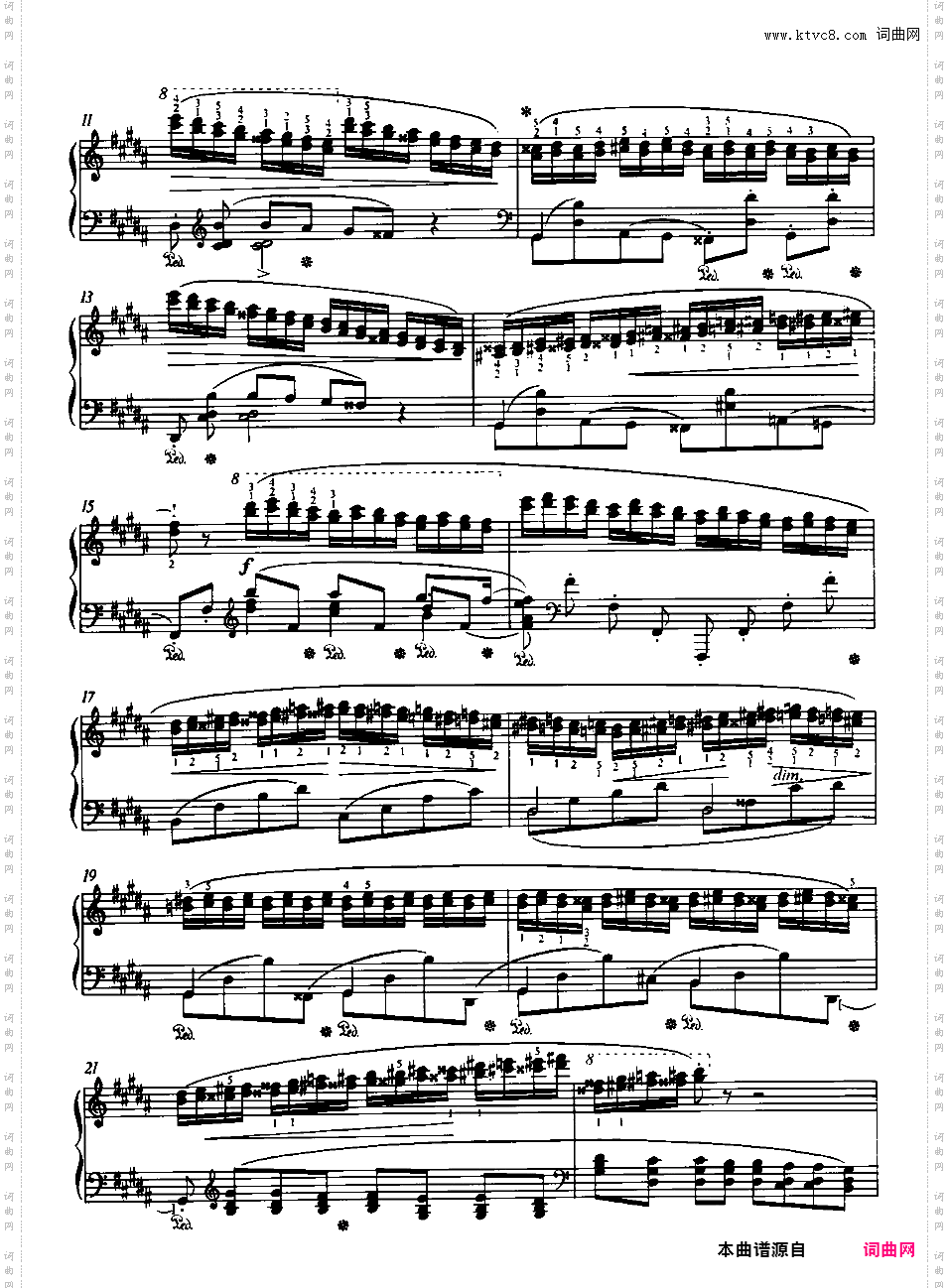 12首练习曲 Op·25Chopin op25 E?tudes alt版本一
