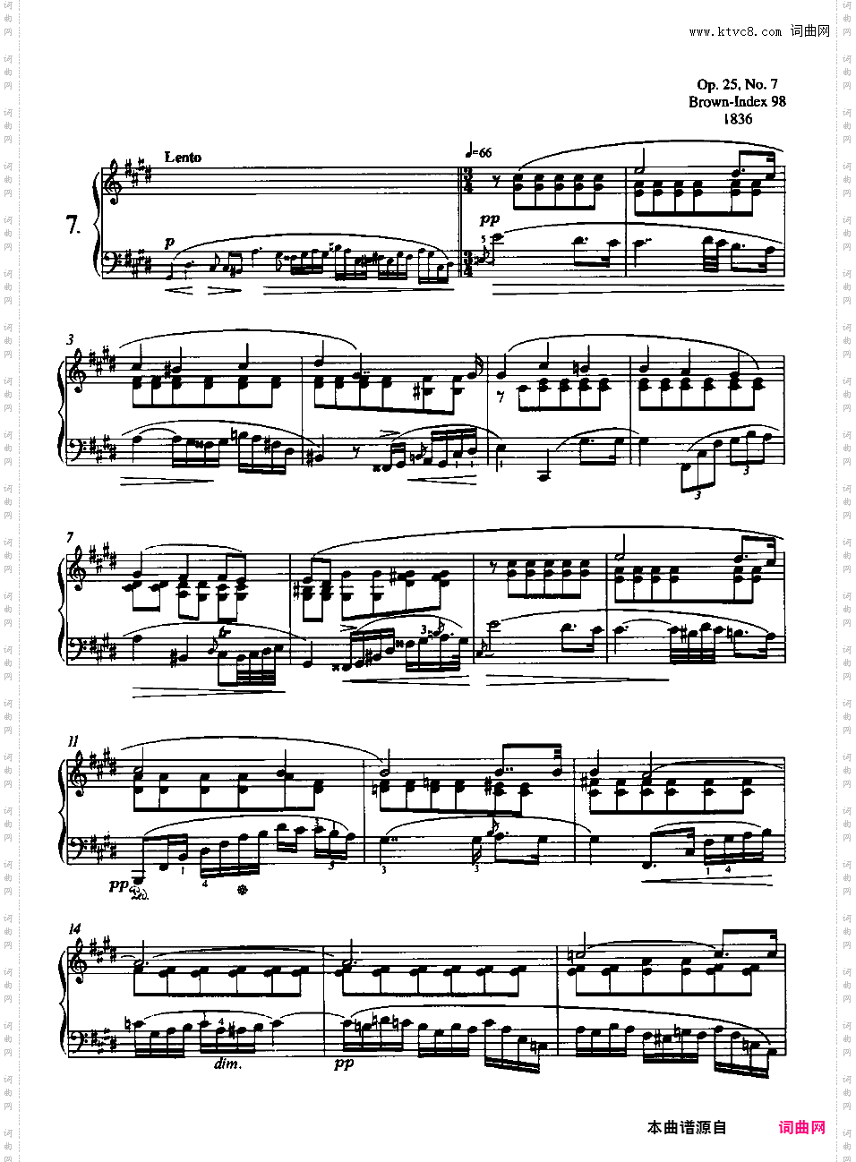 12首练习曲 Op·25Chopin op25 E?tudes alt版本一