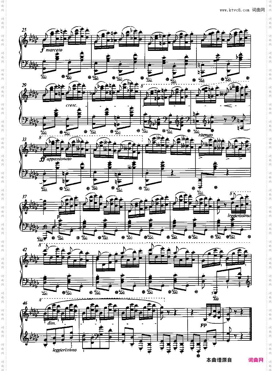 12首练习曲 Op·25Chopin op25 E?tudes alt版本一