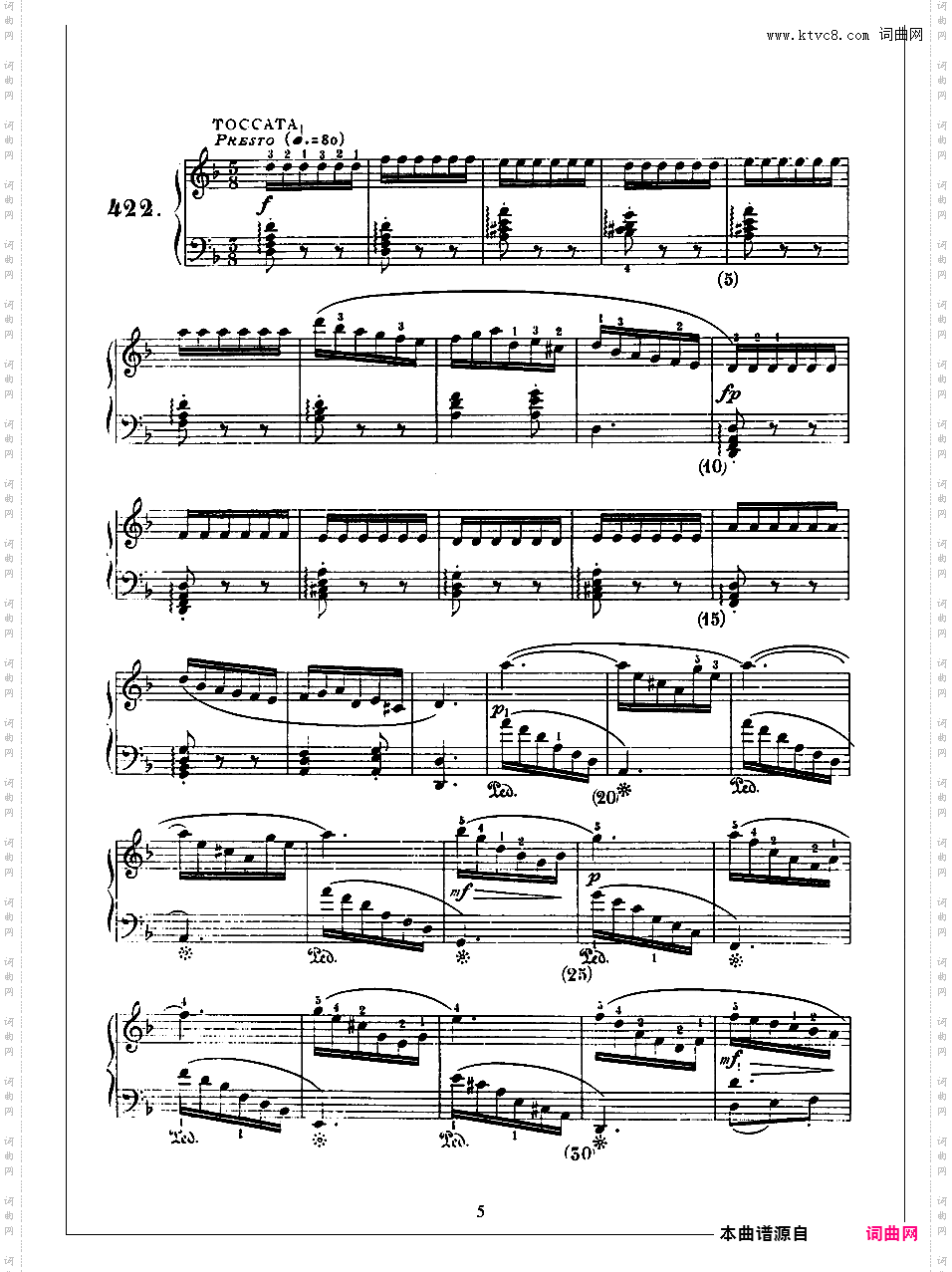 500首钢琴奏鸣曲共33册Scarlatti Sonatas 421-435