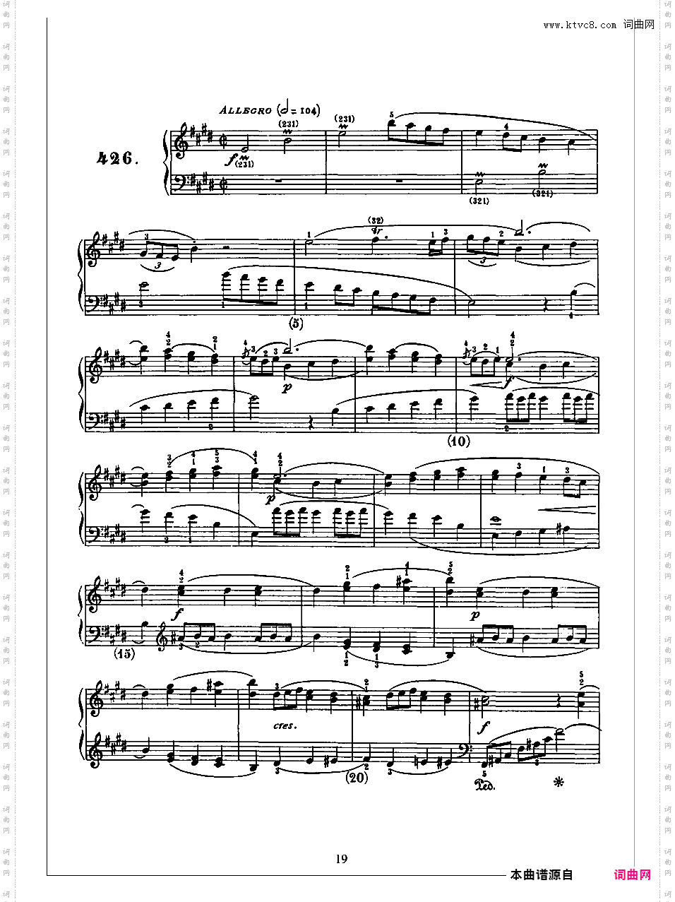 500首钢琴奏鸣曲共33册Scarlatti Sonatas 421-435