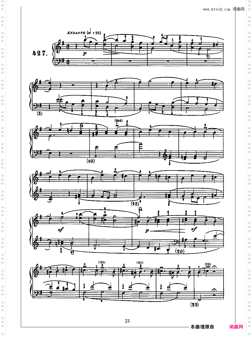 500首钢琴奏鸣曲共33册Scarlatti Sonatas 421-435