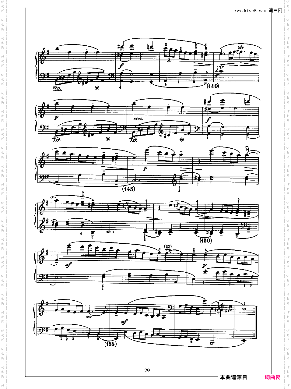 500首钢琴奏鸣曲共33册Scarlatti Sonatas 421-435