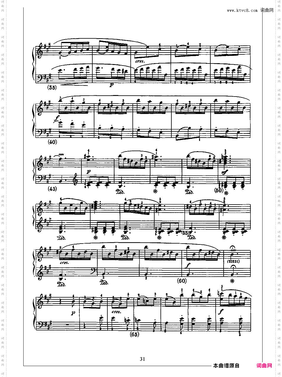 500首钢琴奏鸣曲共33册Scarlatti Sonatas 421-435