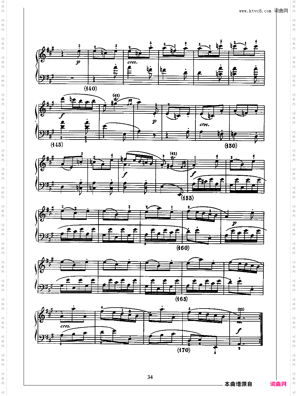 500首钢琴奏鸣曲共33册Scarlatti Sonatas 421-435