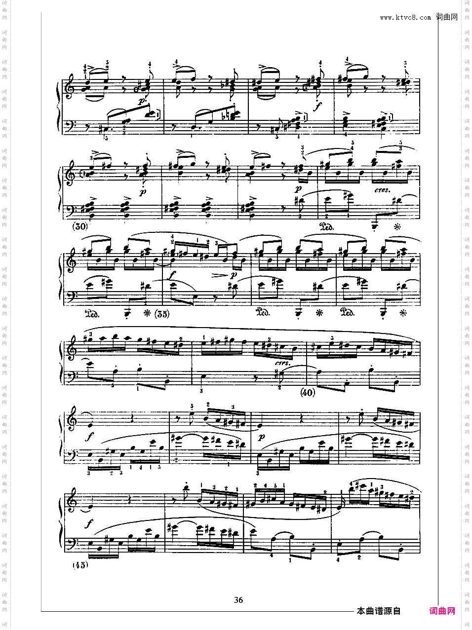 500首钢琴奏鸣曲共33册Scarlatti Sonatas 421-435