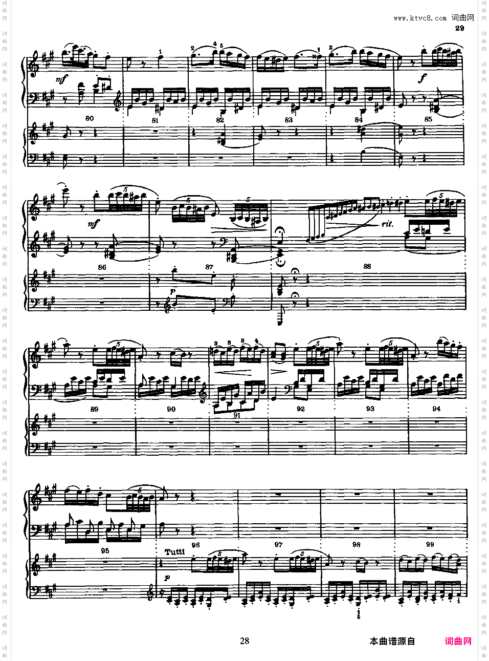 钢琴协奏曲全集 Piano ConcertosMozart - Concerto no 12 K 414 - 385p - 2 Piano