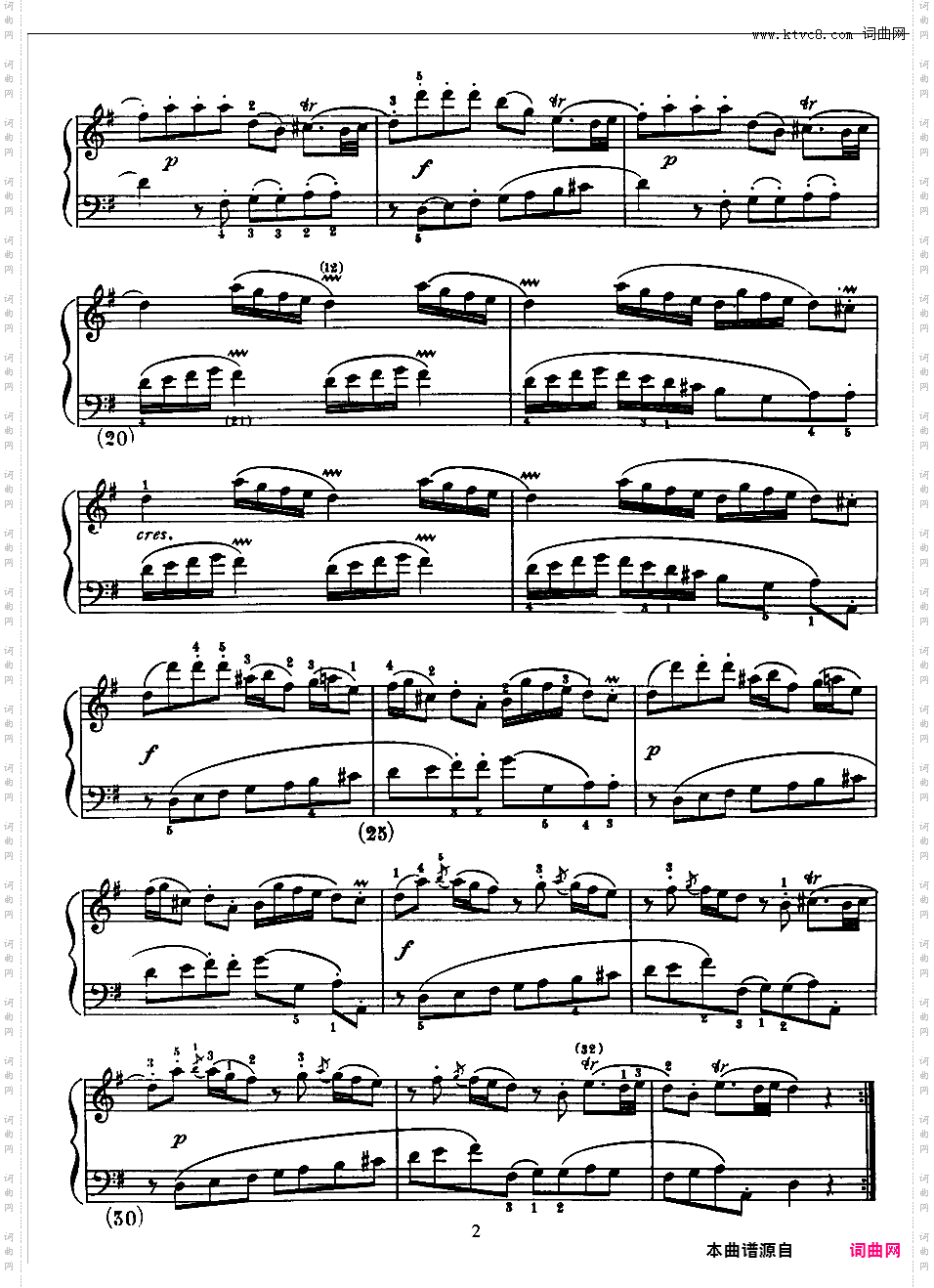 500首钢琴奏鸣曲共33册Scarlatti Sonatas 331-345