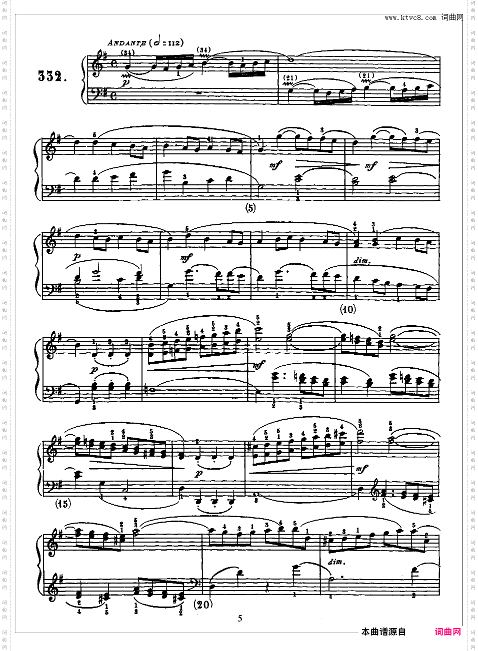 500首钢琴奏鸣曲共33册Scarlatti Sonatas 331-345
