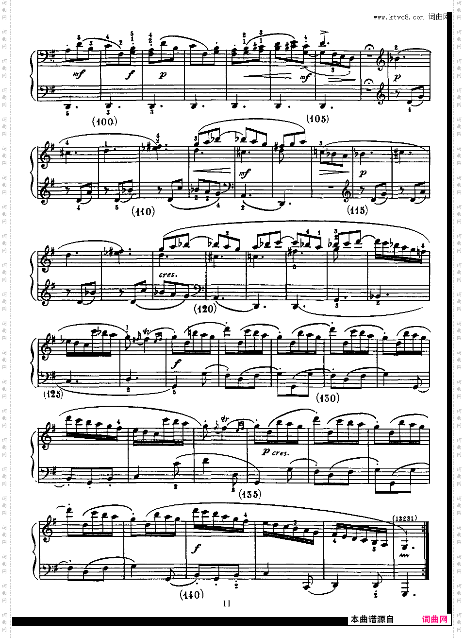 500首钢琴奏鸣曲共33册Scarlatti Sonatas 331-345
