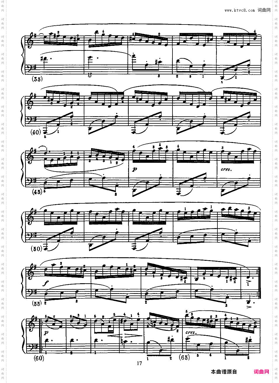 500首钢琴奏鸣曲共33册Scarlatti Sonatas 331-345