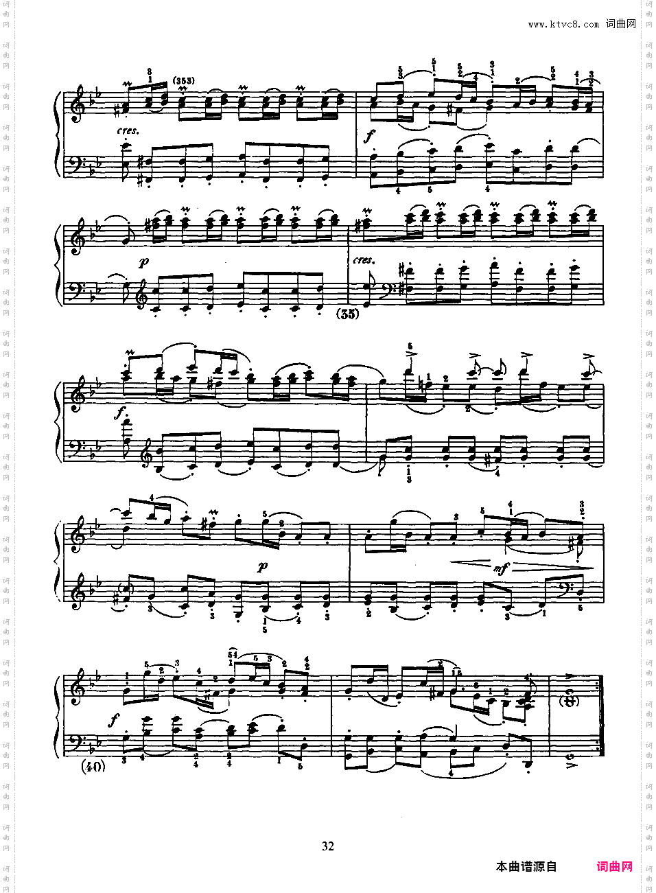 500首钢琴奏鸣曲共33册Scarlatti Sonatas 331-345