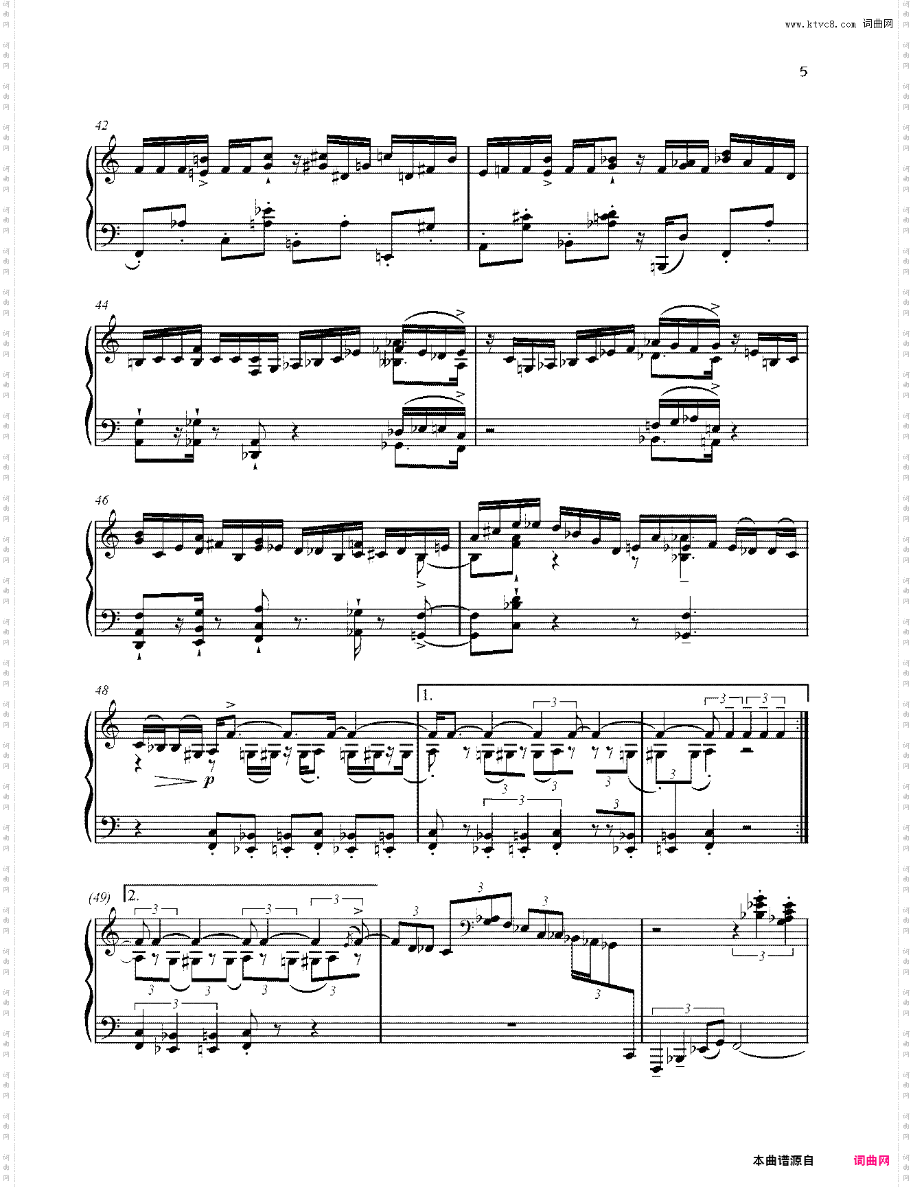 爵士奏鸣曲 No· 6 Op·62 第一乐章