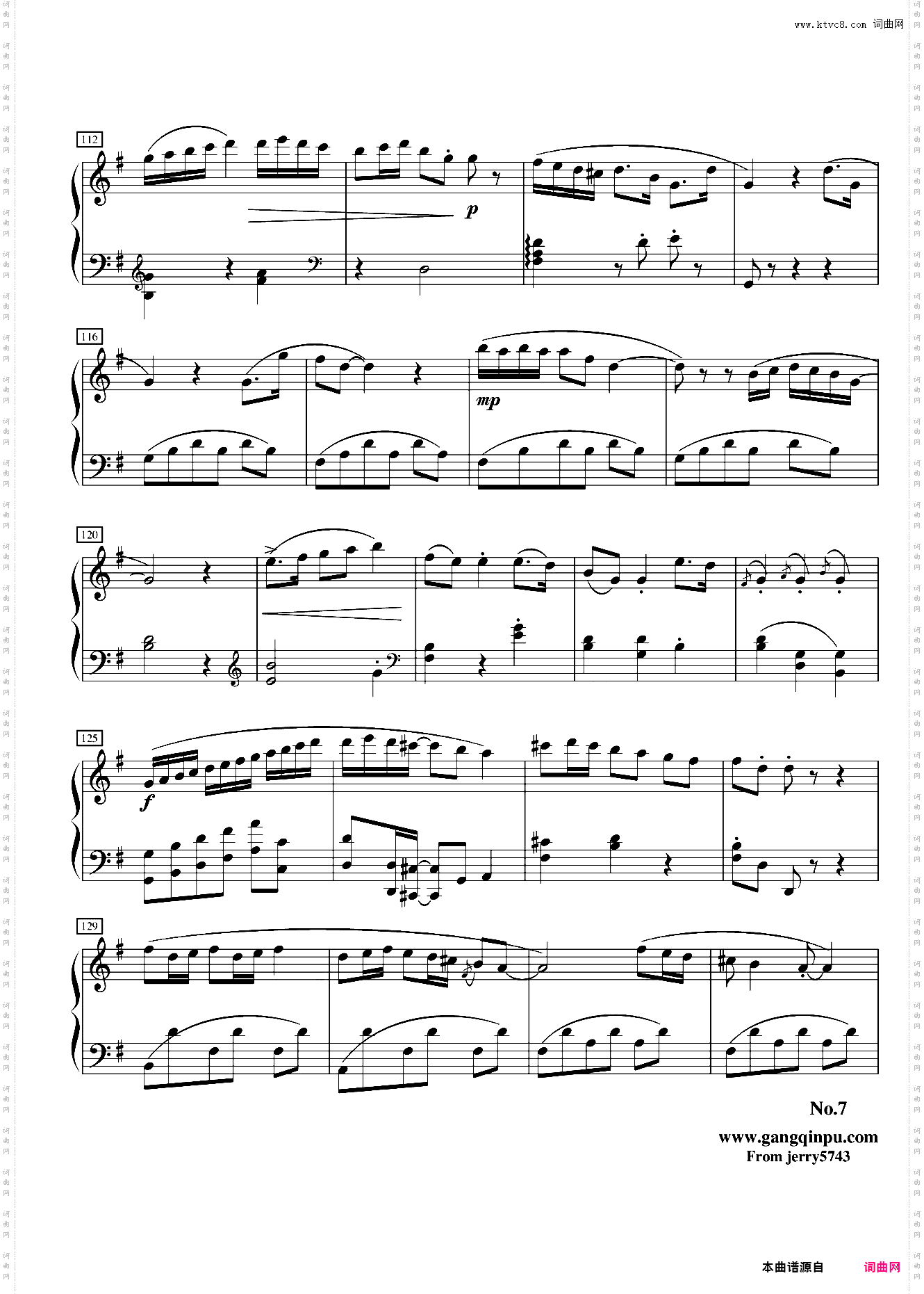 奏鸣曲 第一乐章Op7·5