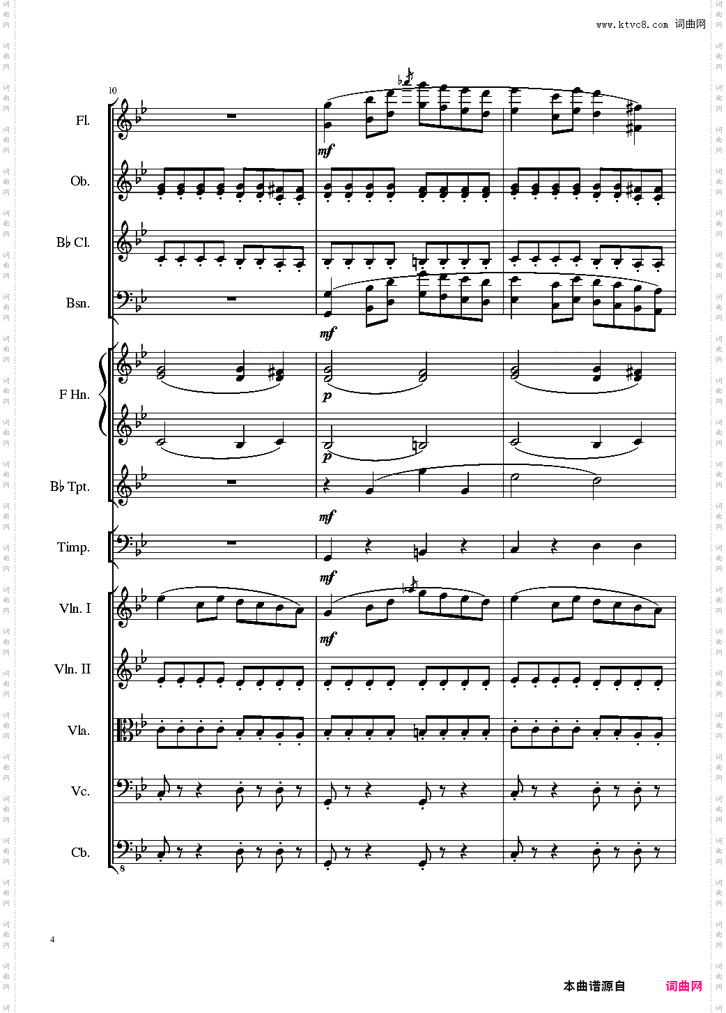 4 Contredanses for Chamber Orchestra, Op·120 No·2